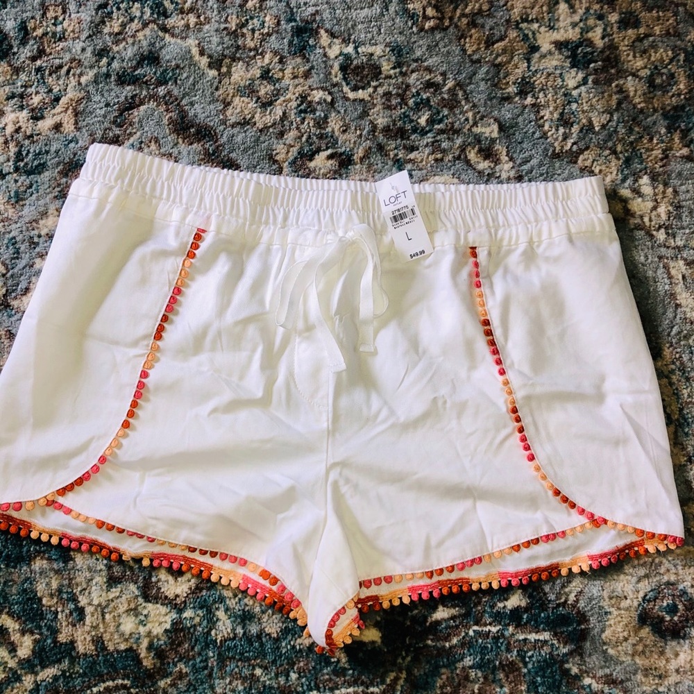 NWT Loft Drawstring Shorts